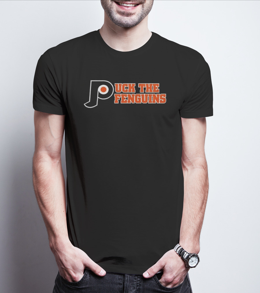 Philadelphia Flyers Puck The Fenguins T-Shirt