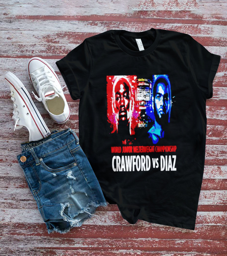 Crawford Vs Diaz World Junior Welterweight Championship Boxing T-Shirt
