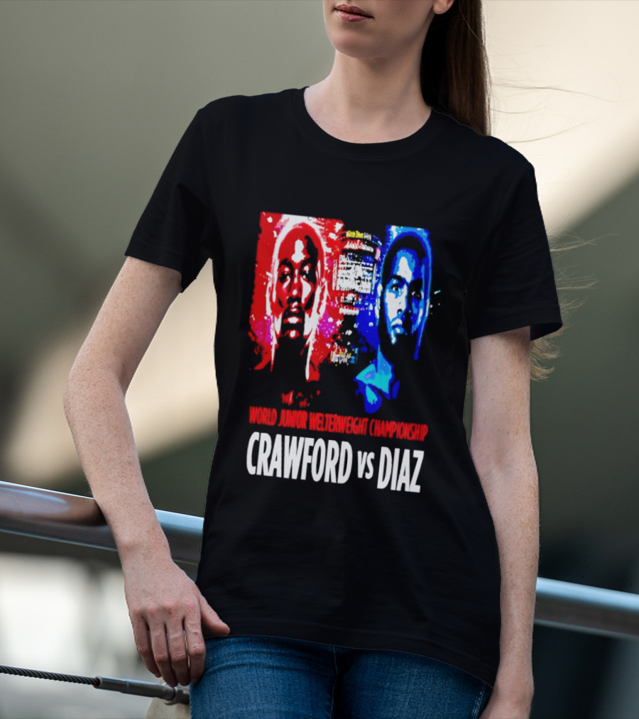 Crawford Vs Diaz World Junior Welterweight Championship Boxing T-Shirt