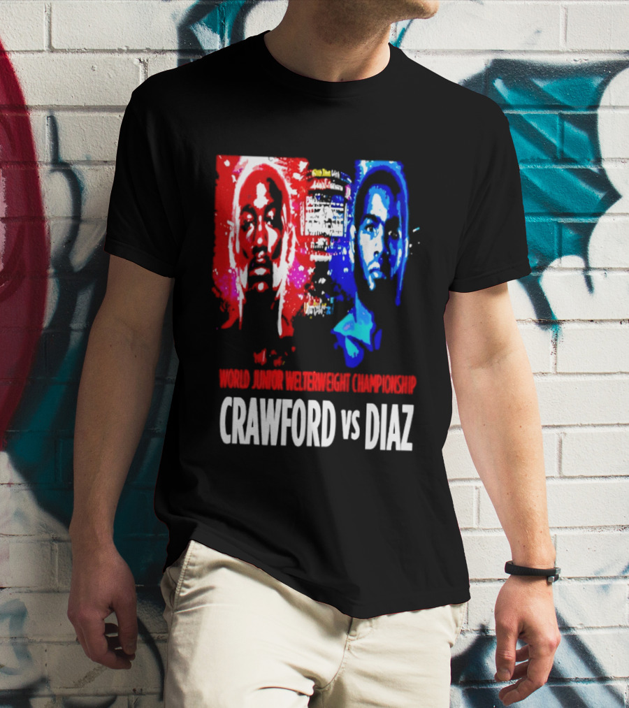 Crawford Vs Diaz World Junior Welterweight Championship Boxing T-Shirt