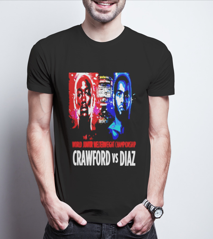Crawford Vs Diaz World Junior Welterweight Championship Boxing T-Shirt