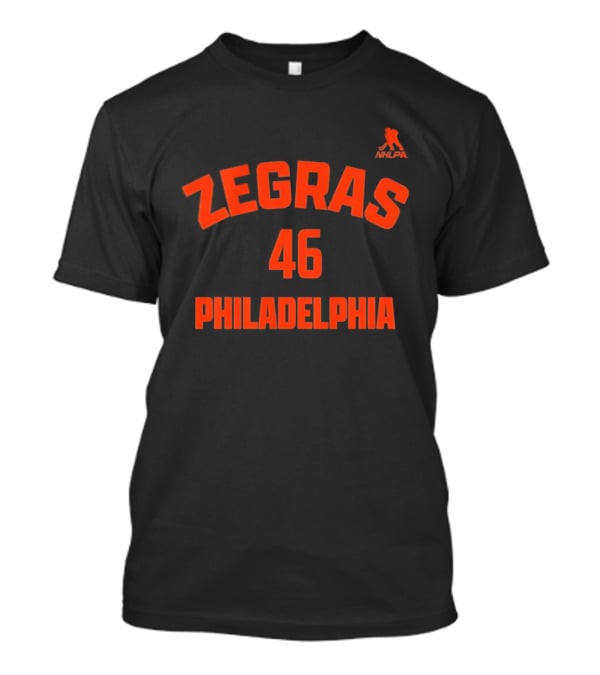 Zegras 46 Philadelphia Hockey NHL Player T-Shirt