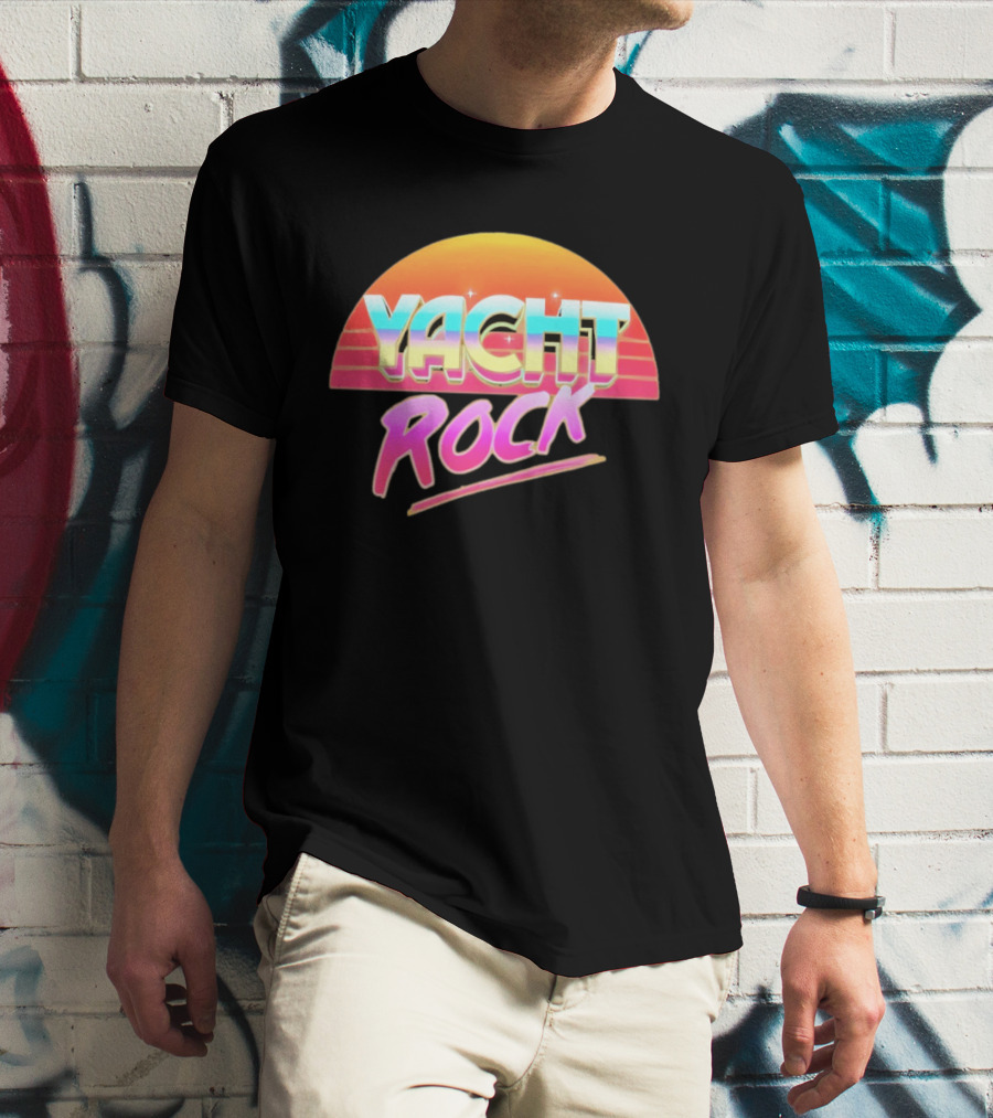 Yacht Rock Sunset Retro Vibes T-Shirt
