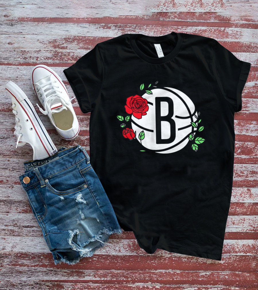 Brooklyn Nets B Roses Sant Jordi's Day Coach Fernández T-Shirt