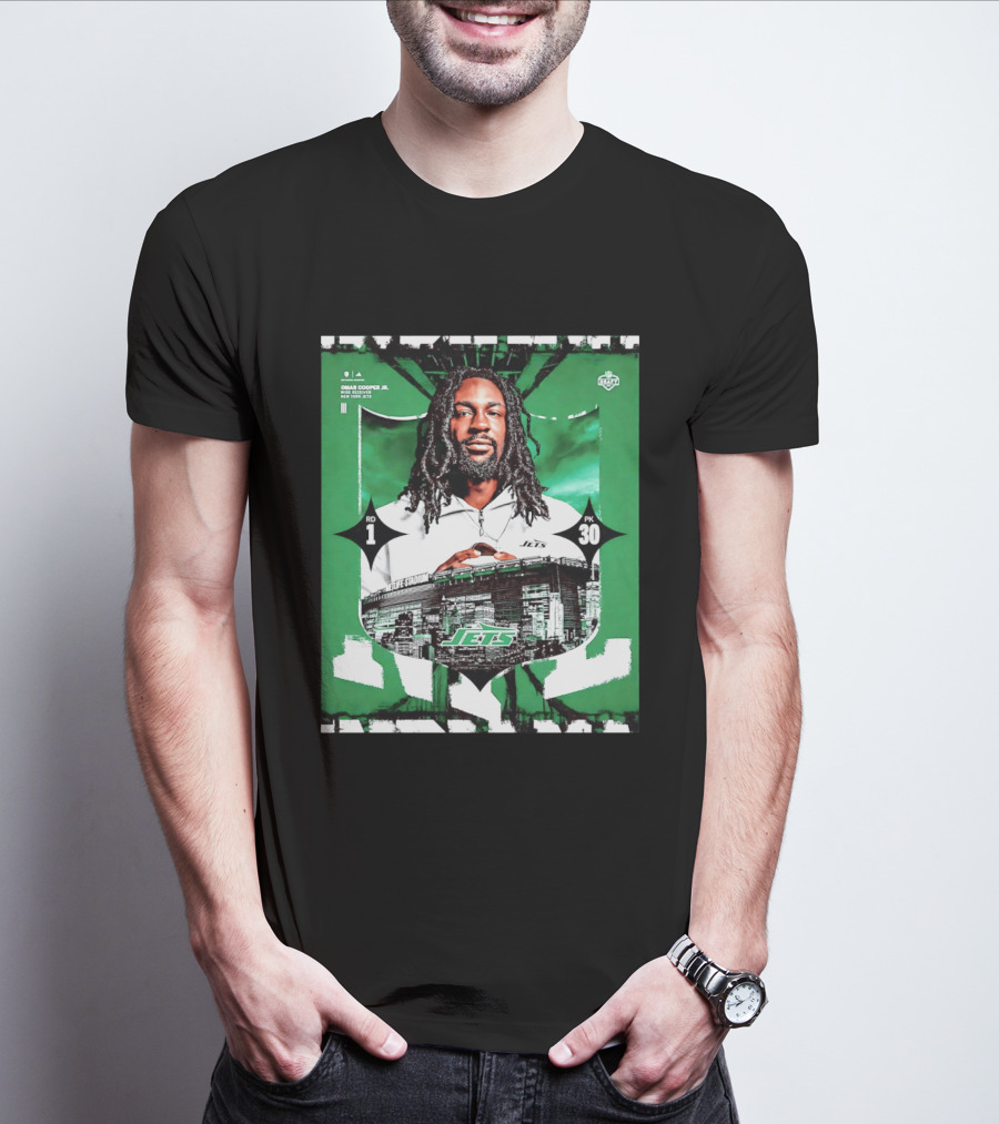 Omar Cooper Jr. Wide Receiver New York Jets 2026 Draft Pick 1 MetLife Stadium T-Shirt