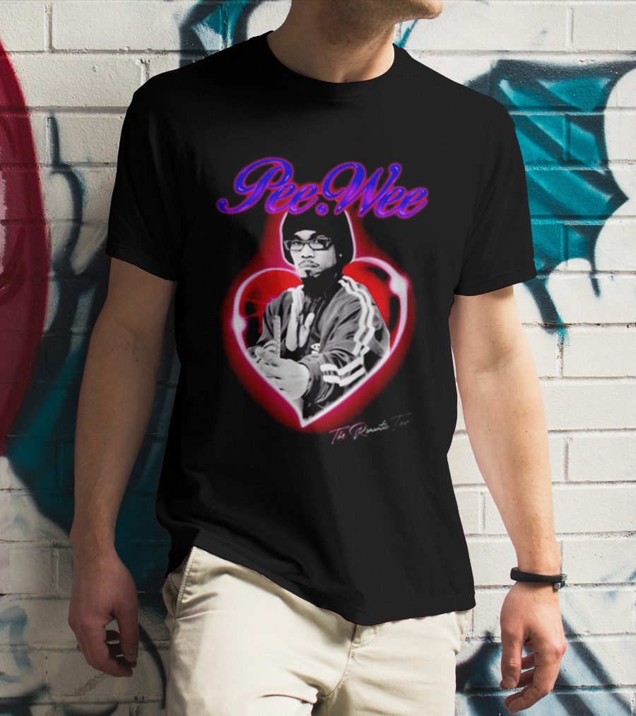 Pee Wee Heart Tour 2026 Anderson Paak Live Performance T-Shirt