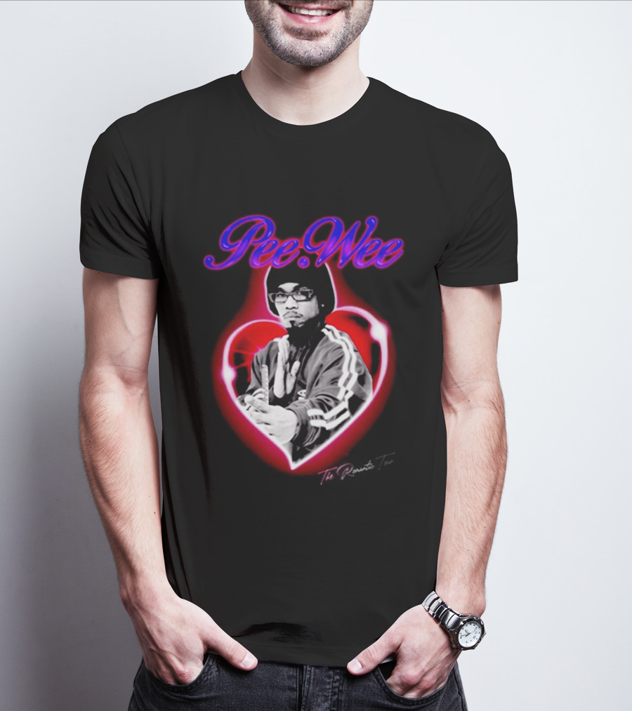 Pee Wee Heart Tour 2026 Anderson Paak Live Performance T-Shirt