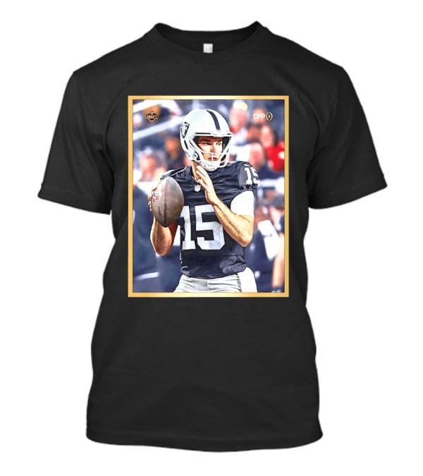 Fernando Mendoza 15 Las Vegas Raiders CFP Draft 2026 T-Shirt