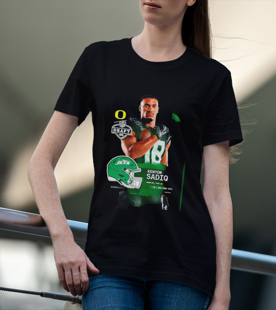 Kenyon Sadiq 2026 NFL Draft Round 1 Pick 16 New York Jets T-Shirt