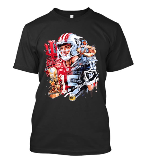 Las Vegas Raiders Welcome Fernando Mendoza Indiana Hoosiers NFL Raiders Football T-Shirt