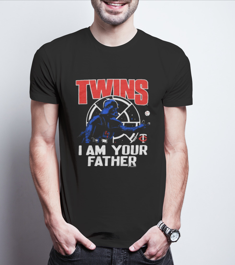 Star Wars Twins I Am Your Father Baseball T-Shirt