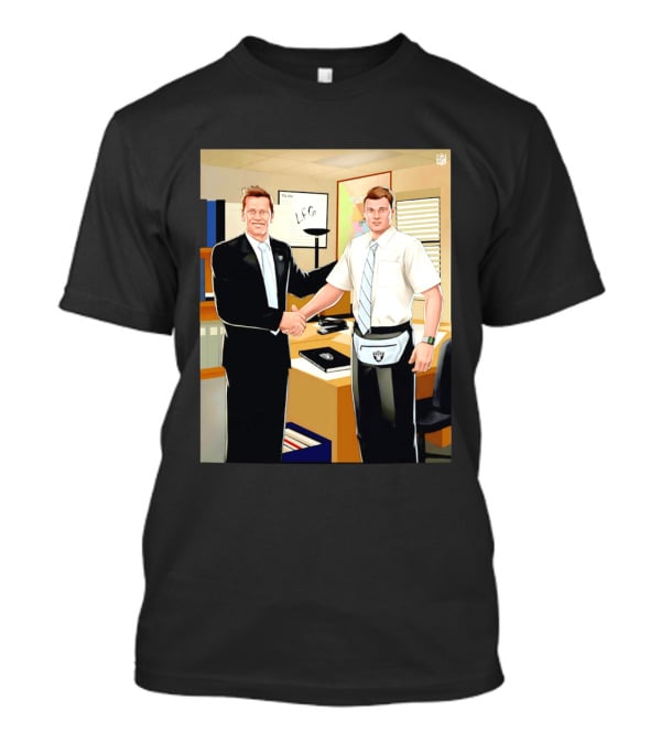 Fernando Mendoza Tom Brady Handshake NFL LFG Las Vegas Raiders T-Shirt
