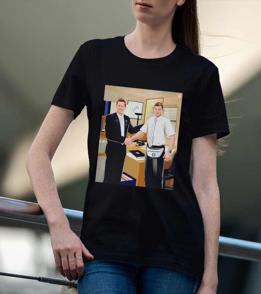 Fernando Mendoza Tom Brady Handshake NFL LFG Las Vegas Raiders T-Shirt