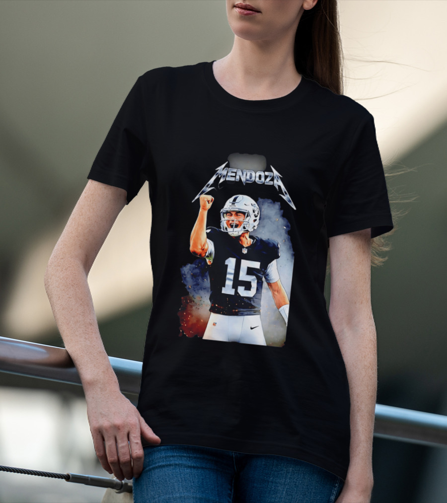 Mendoza Las Vegas Raiders 2026 Draft Fan Gear T-Shirt