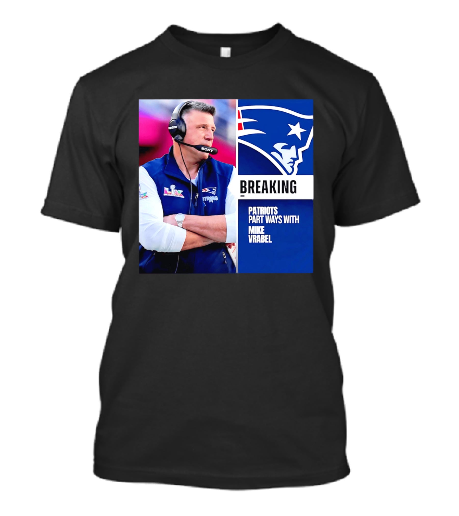 Breaking Patriots Part Ways Mike Vrabel T-Shirt