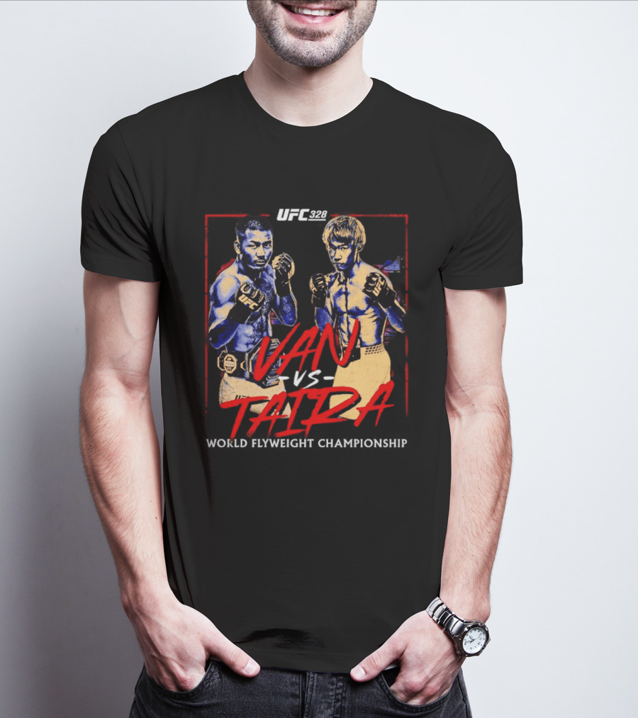 UFC 328 Van Vs Taira Match Up MMA Showdown T-Shirt