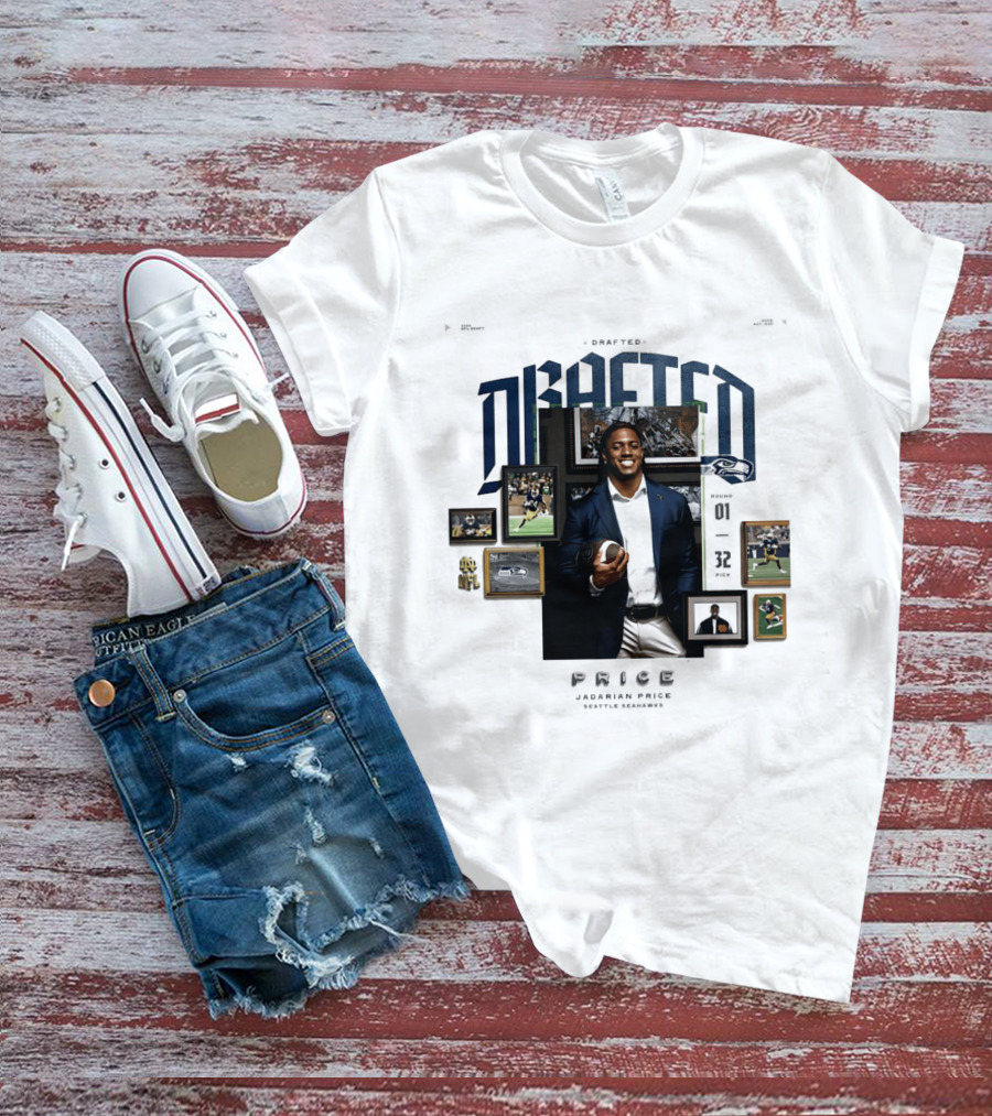 Seattle Seahawk 2026 Drafted Jadarian Price Football Highlights NFL T-Shirt