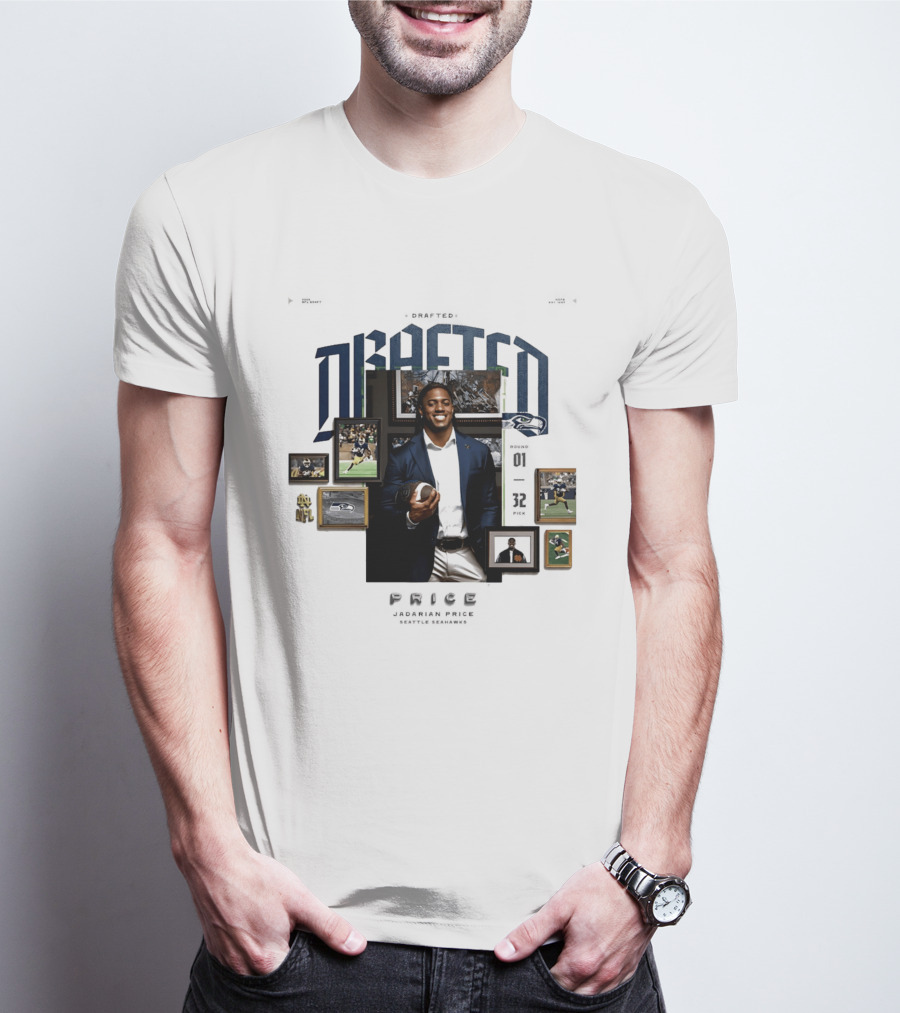 Seattle Seahawk 2026 Drafted Jadarian Price Football Highlights NFL T-Shirt