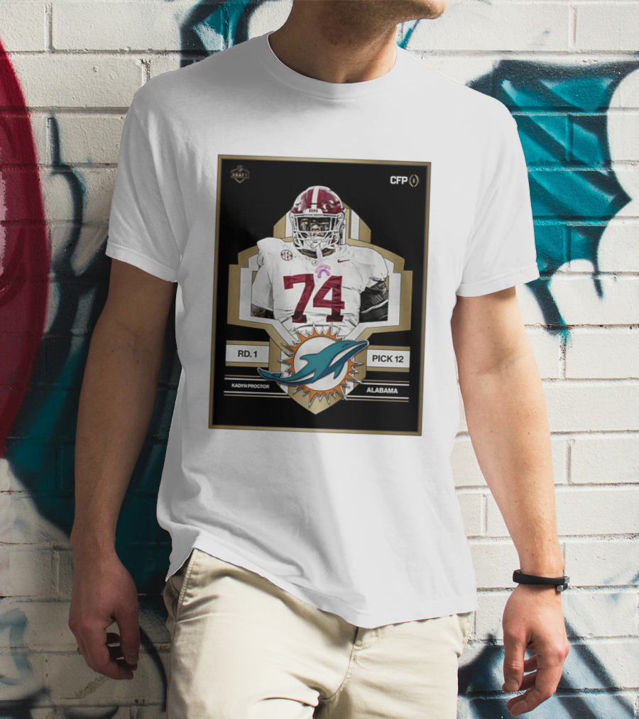 Kadyn Proctor Alabama Crimson Tide Pick 12 Draft 2026 T-Shirt
