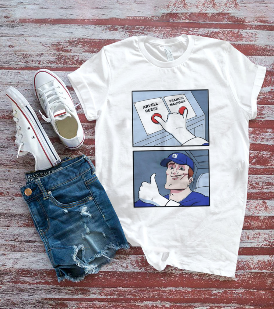 New York Giants Arvell Reese Francis Mauigoa Dual Selection Meme T-Shirt