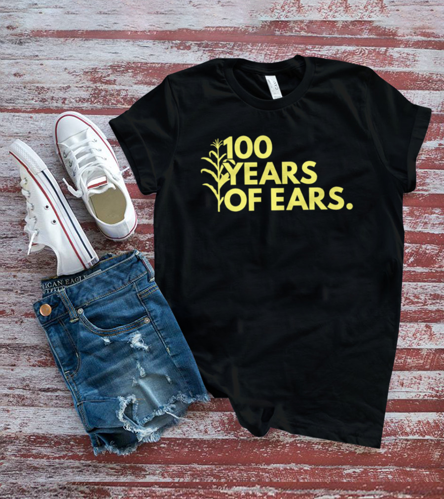 100 Years Of Ears Corn Stalk Centenary Celebration T-Shirt