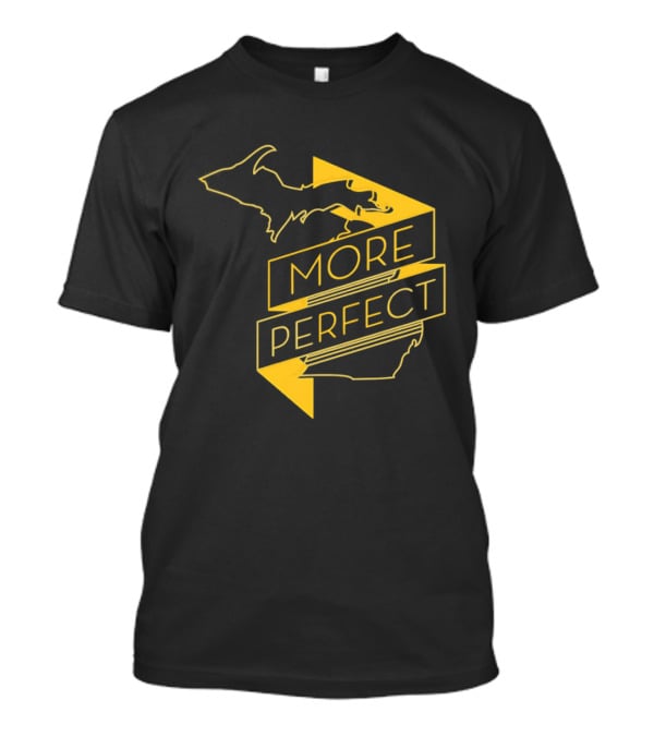 Perfect Michigan Map Icon Design With More Perfect T-Shirt