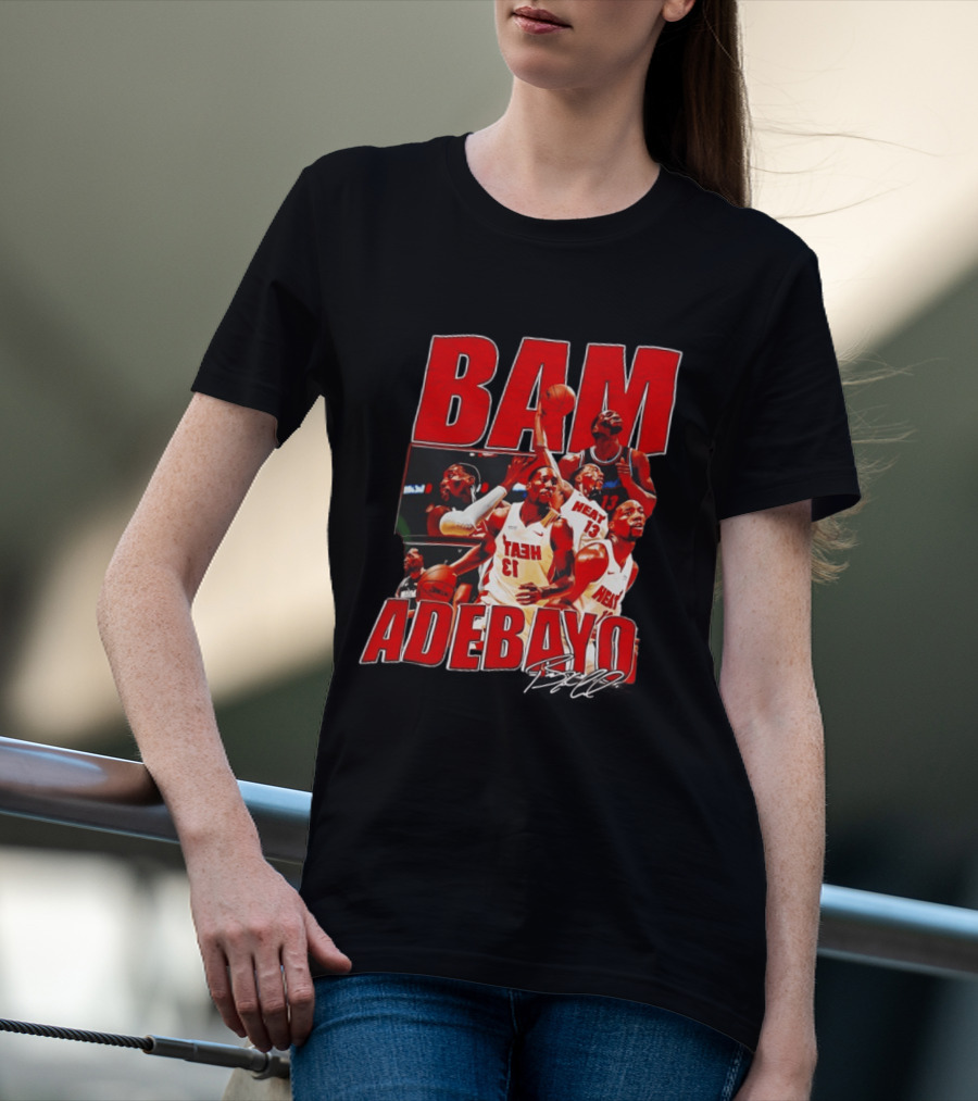 Bam Adebayo Heat Basketball Highlights And Scoring Feat T-Shirt