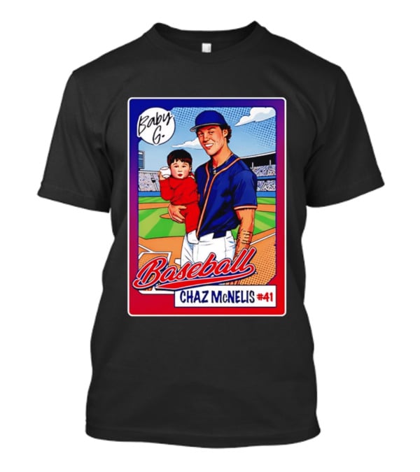 Baby G Chaz McNelis #41 Arizona Baseball NCAA Caricature T-Shirt
