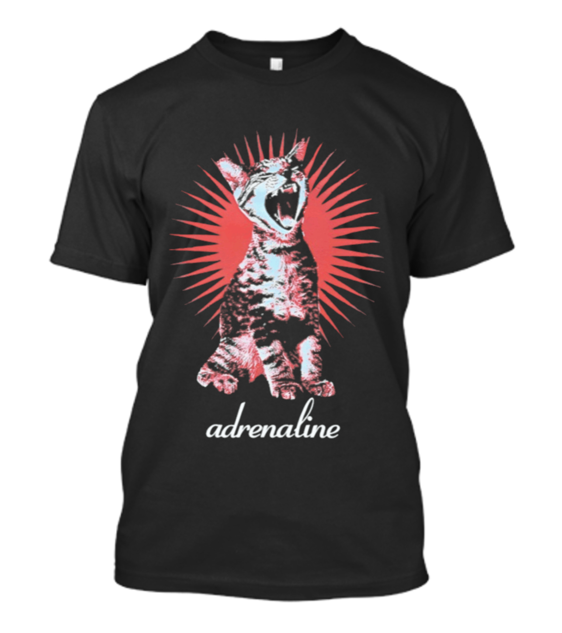 Adrenaline Deftone Cat Sunburst T-Shirt