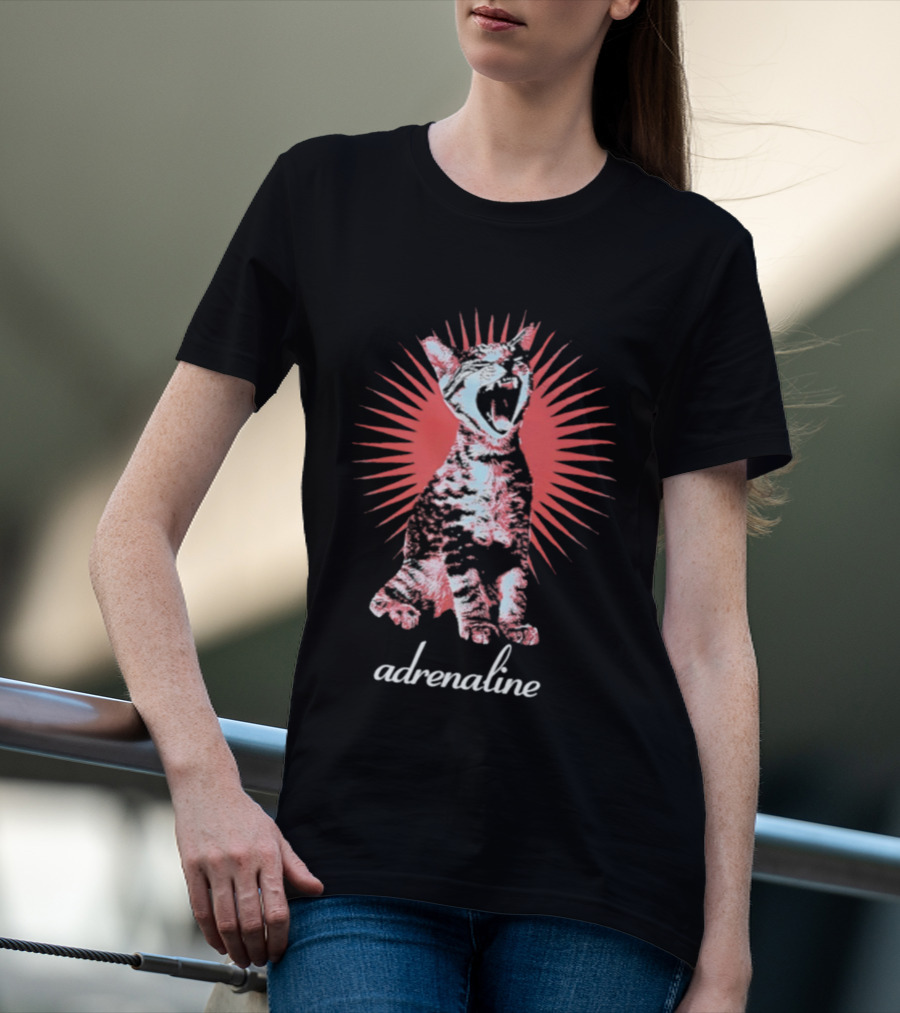 Adrenaline Deftone Cat Sunburst T-Shirt