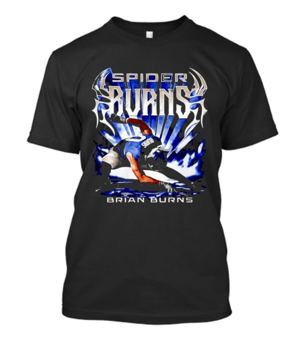 Spider Burns Brian Burns Football Player Pose T-Shirt