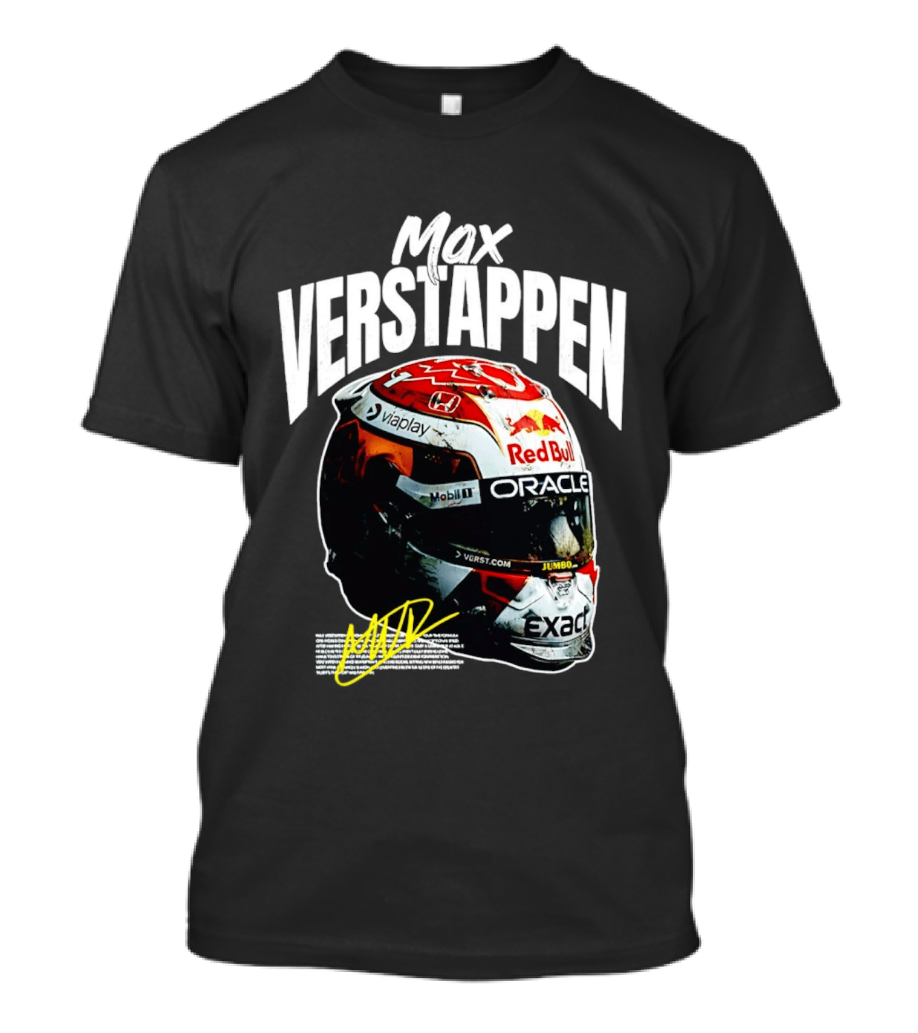 Max Verstappen Red Bull Oracle Racing Helmet T-Shirt