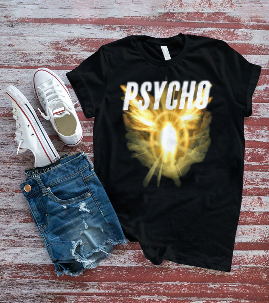 Psycho Sacred Light Angel Aesthetic T-Shirt