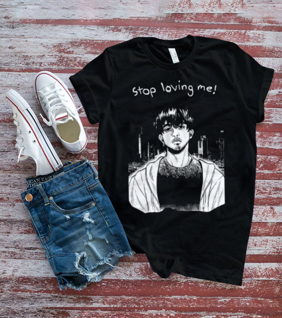 Stop Loving Me Manga Character Urban Scene T-Shirt