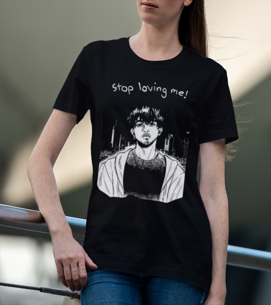 Stop Loving Me Manga Character Urban Scene T-Shirt