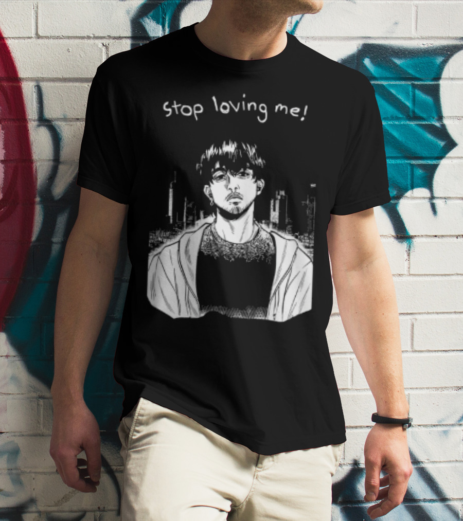 Stop Loving Me Manga Character Urban Scene T-Shirt