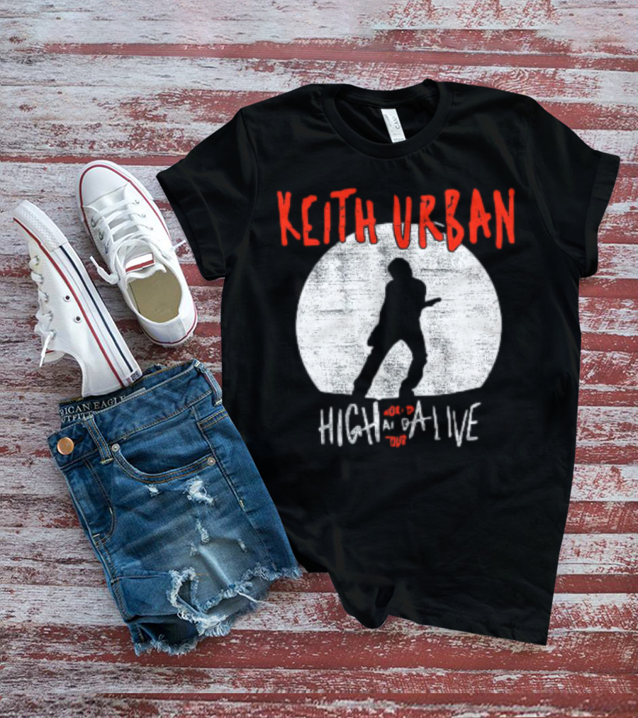 Keith Urban High And Alive World Tour 2023 T-Shirt