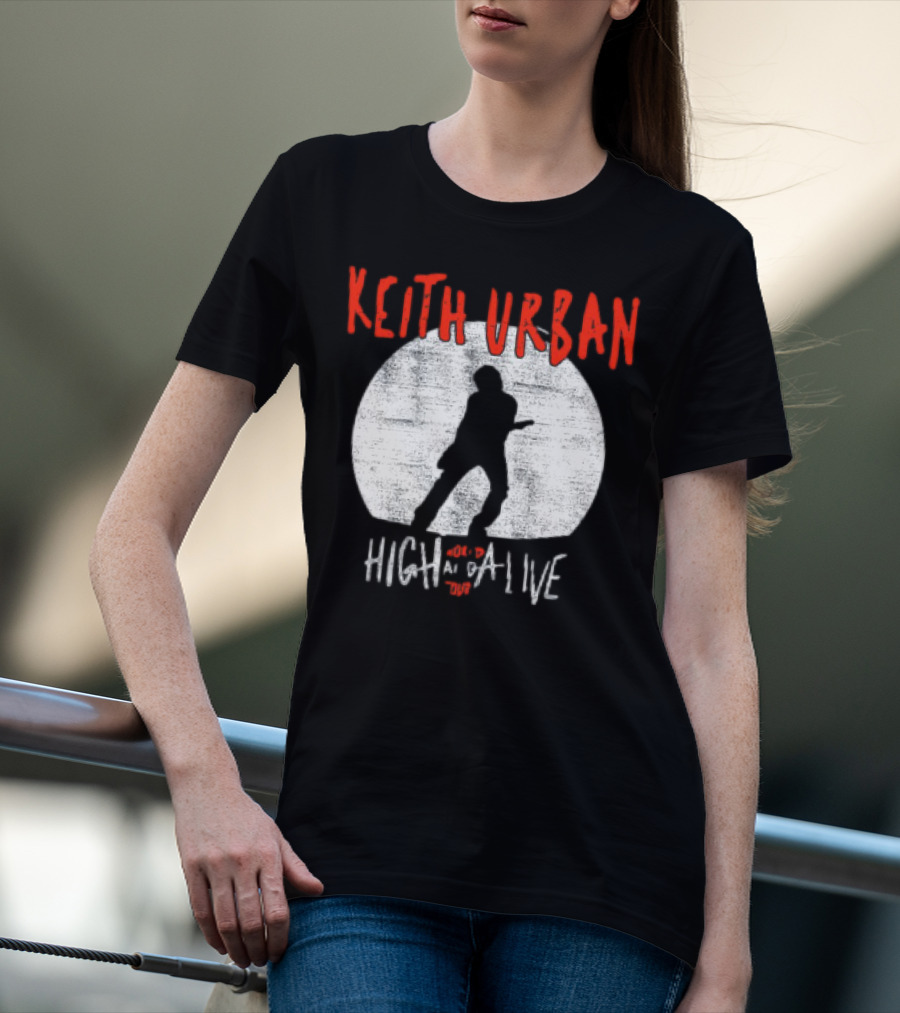 Keith Urban High And Alive World Tour 2023 T-Shirt
