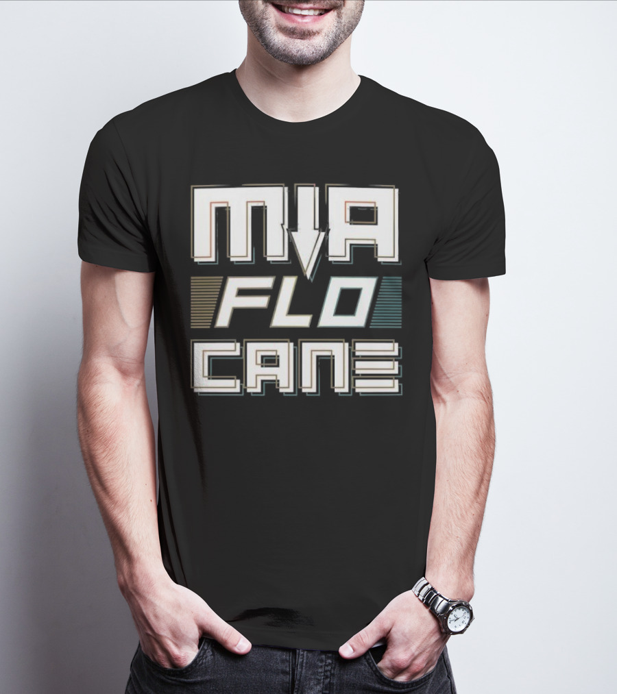 Miami Flo Cane Retro Neon Vibes T-Shirt