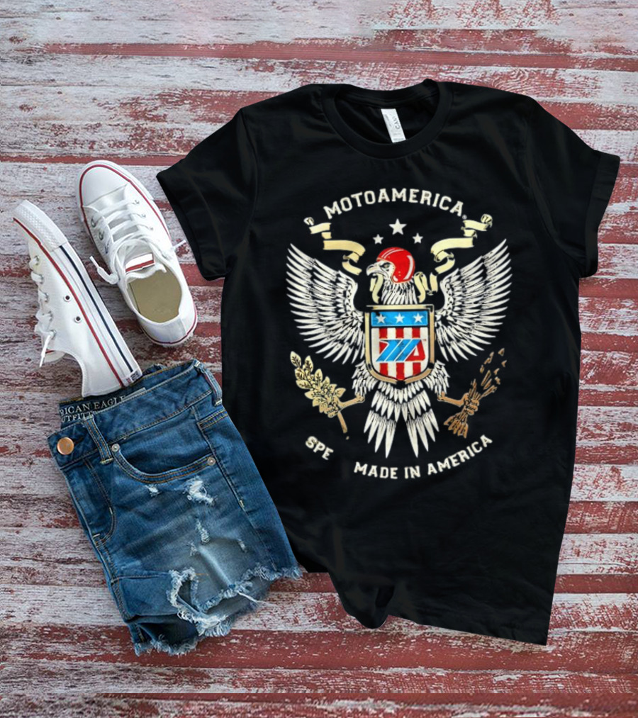MotoAmerica American Eagle Speed Made In America T-Shirt
