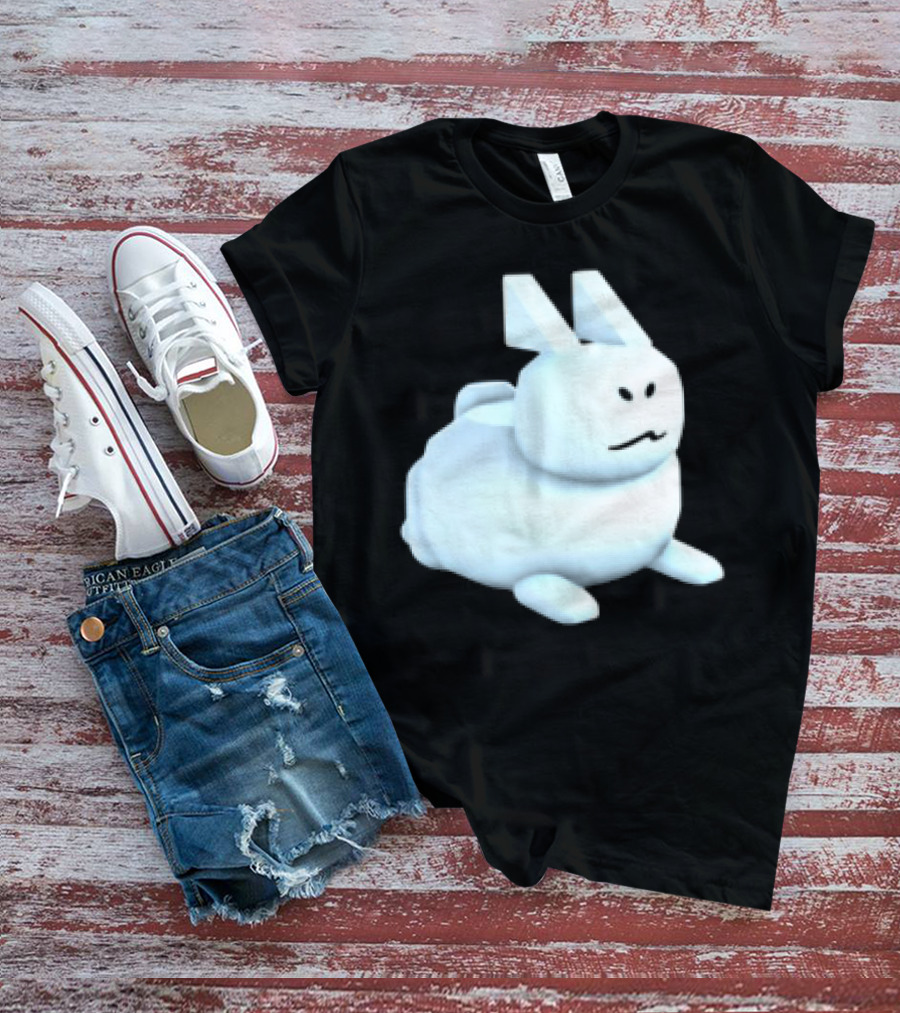 Reel Rebels Gubby Roblox Cute White Rabbit T-Shirt