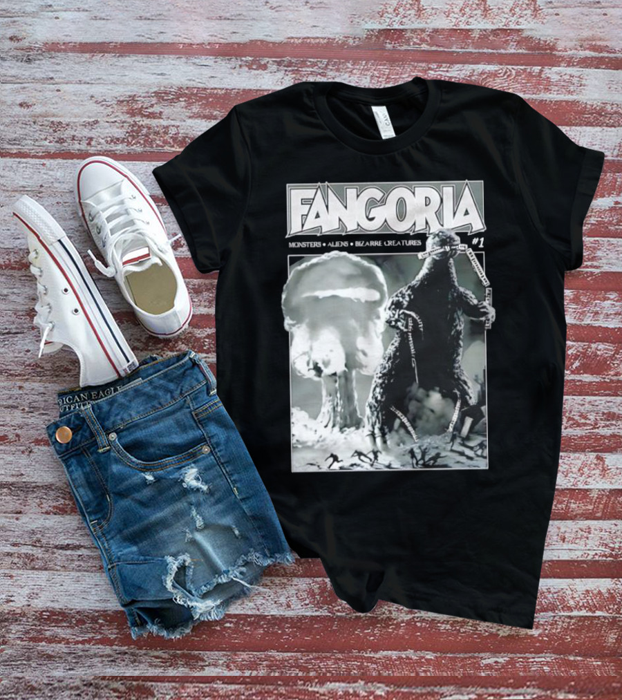 Fangoria Monsters Aliens Bizarre Creatures Godzilla T-Shirt