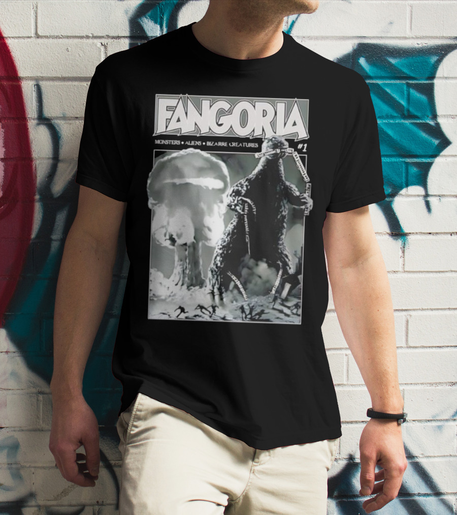 Fangoria Monsters Aliens Bizarre Creatures Godzilla T-Shirt