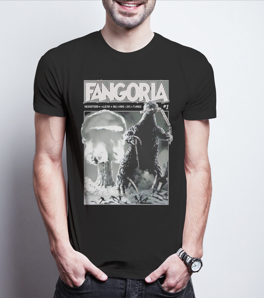 Fangoria Monsters Aliens Bizarre Creatures Godzilla T-Shirt