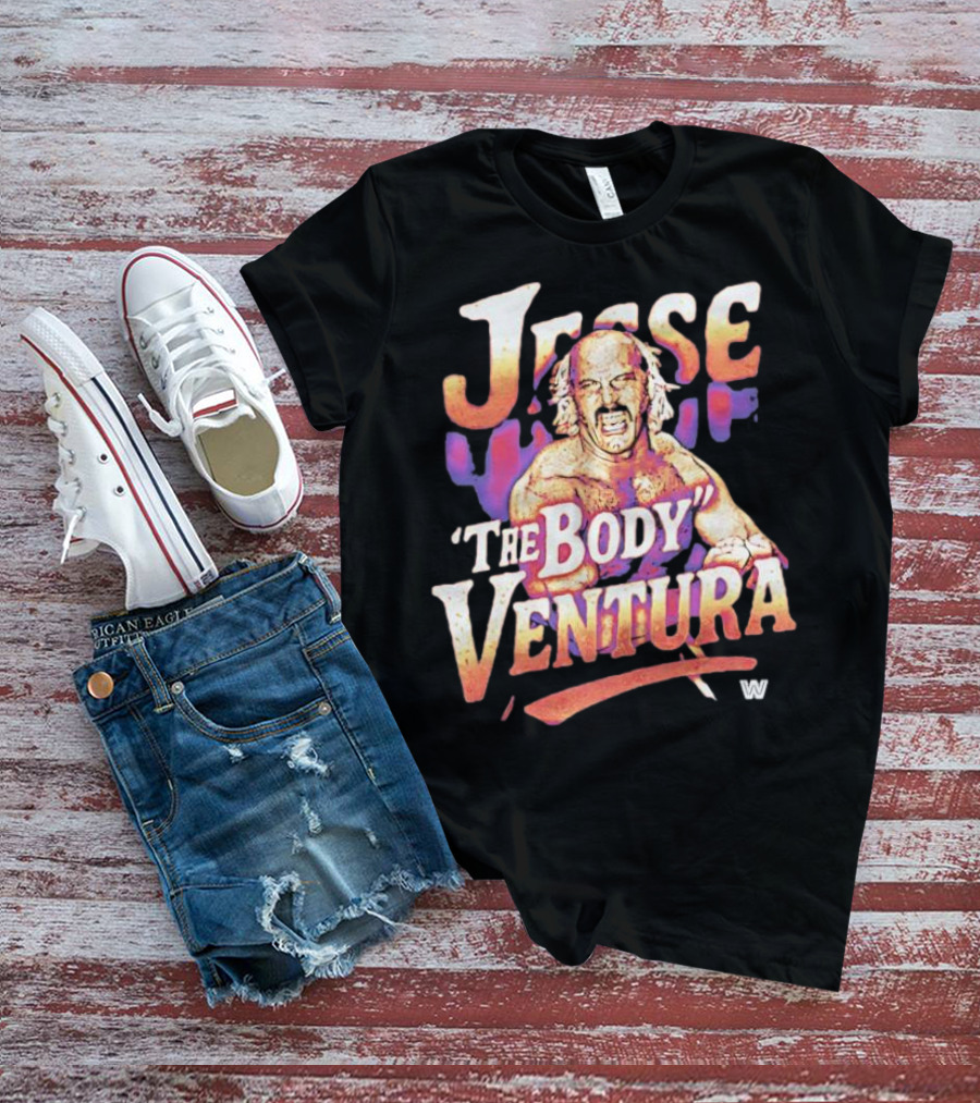 Jesse Ventura The Body Vintage Wrestling W T-Shirt