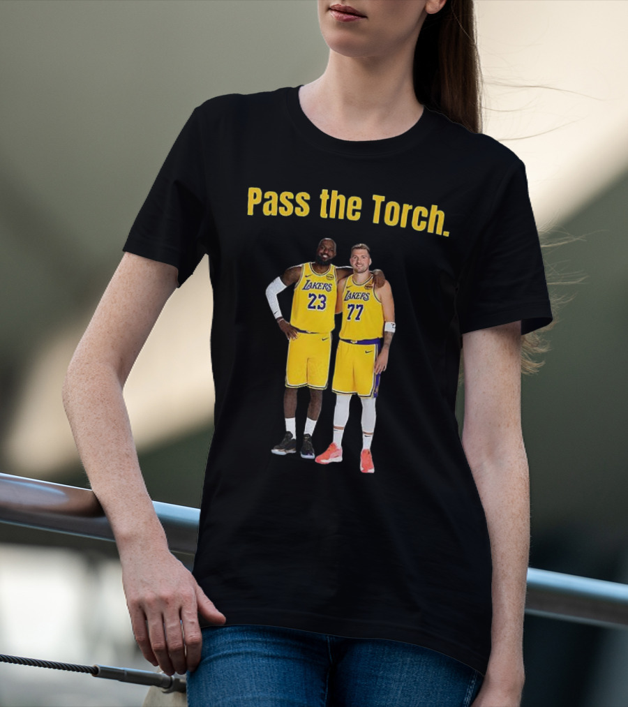 Lakers 23 And 77 Pass The Torch T-Shirt
