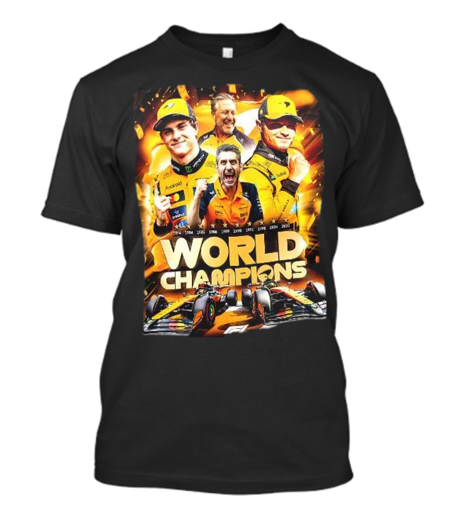 McLaren World Champions 2025 Racing Legends T-Shirt
