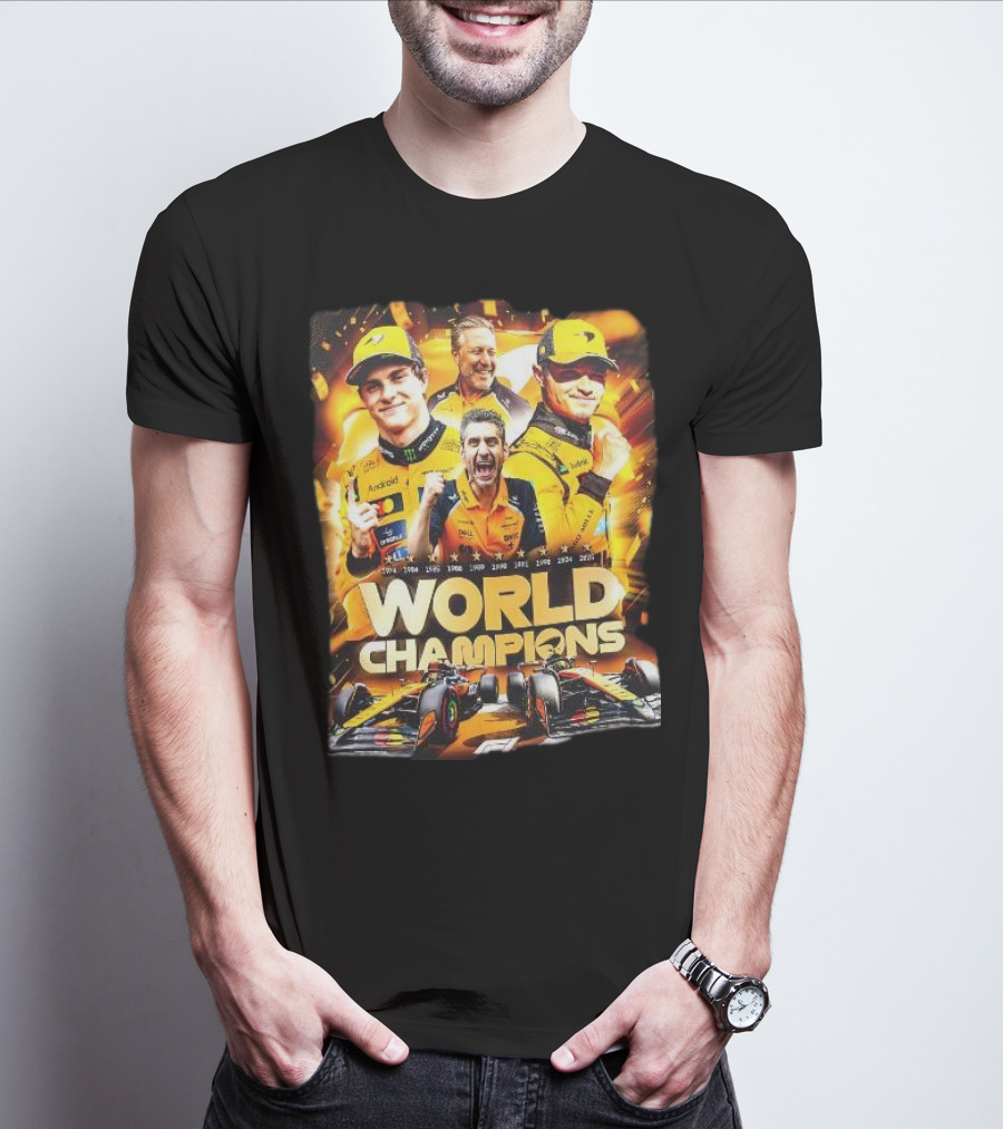 McLaren World Champions 2025 Racing Legends T-Shirt