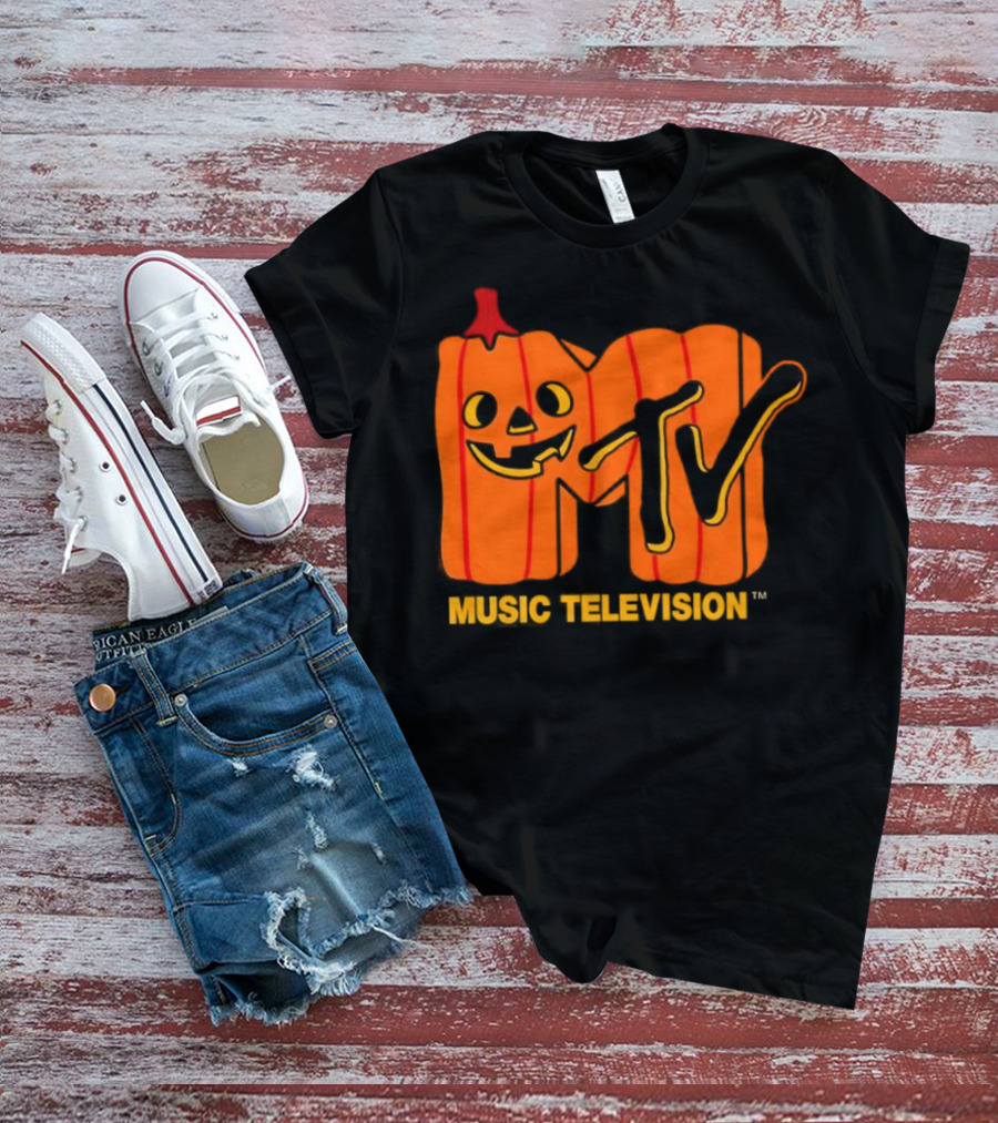 MTV Music Television Pumpkin Halloween T-Shirt