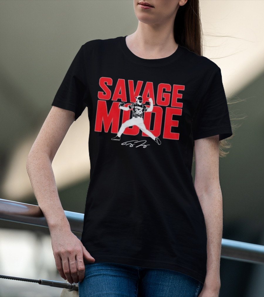 Savage Mode Trey Yesavage Toronto Blue Jays Signature T-Shirt